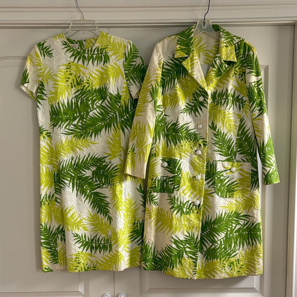 SERBIN OF FLORIDA DESIGNED BY MURIEL RYAN VINTAGE TWO PIECE ENSEMBLE